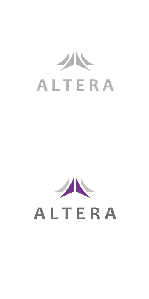 Logo-Design und gestaltung der visuellen Identität ALTERA zelte & pagoden