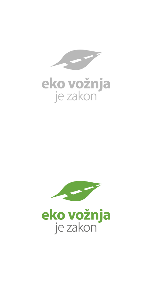 Eko vožnja je zakon - dizajn logotipa projekta - Bernardić studio
