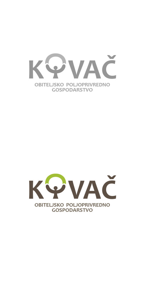OPG Kovač - dizajn logotipa vizualnog identiteta - Bernardić studio